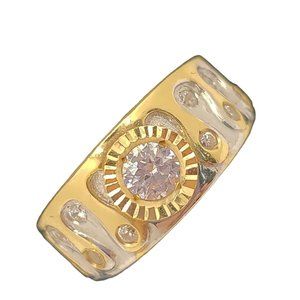 Men's  Ring 14k real gold Size 10